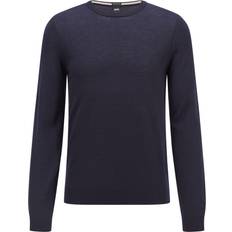 HUGO BOSS Stickad Tröja - Blå