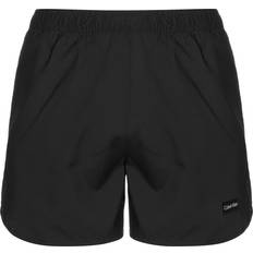 Weiß Badehosen Calvin Klein Cool Iconic Texture Swimshorts