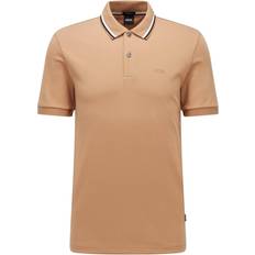 Beige Polos HUGO BOSS Penrose 38 Polo T Shirt - Black