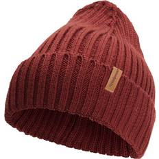 Dame - Polyamid Luer Woolpower Rib Beanie - Rust Red