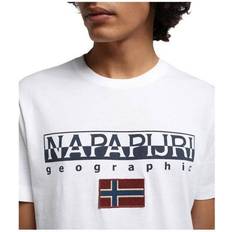 Napapijri Tøj Napapijri Np0A4Gdq0021 Camiseta Hvid, Herre