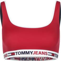 Tommy Hilfiger Nylon Bikinioberteile Tommy Hilfiger Cutout Detail Bikini Bralette - Red