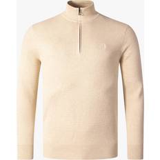 Ralph lauren quarterzip Polo Ralph Lauren Men's Quarter-Zip Knit Jumper Tallow Cream Heather