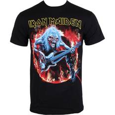 ROCK OFF Iron Maiden Unisex T-Shirt: Fear Live Flames (Medium)