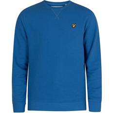 Bomull Gensere Lyle & Scott Crew Neck Sweatshirt - Bright Blue