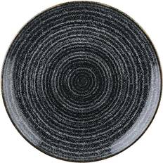 Churchill Flade tallerkener Churchill Studio Prints Homespun Charcoal Black Coupe Plate 260mm Flad tallerken 12stk