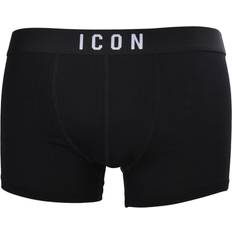 DSquared2 Ikonisk Elastisk Bomull Boxer Briefs - Black