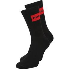 HUGO 2-Pack Logo Sports Socks, Medium/Large