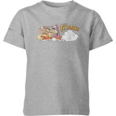 Original Hero The Flintstones Family Car Distressed Kids' T-Shirt 5-6