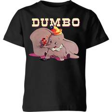 Elephants Children's Clothing Disney Kid's Dumbo Timothy's Trombone T-shirt - Black