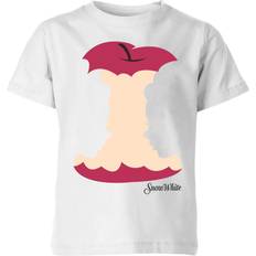 Disney Kid's Princess Colour Silhouette Snow White Apple T-shirt - White