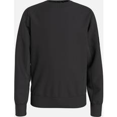 Hupparit Calvin Klein Badge Rib Sweatshirt - Bright White