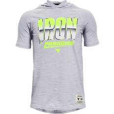 Kort ærme Hoodies Børnetøj Under Armour Sweatshirt Med Hætte - HDY-GRY