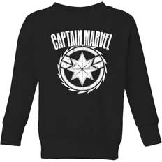 Marvel Sudadera Para Niños Logo De Captain - Negro