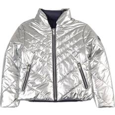 Hopea Takit IKKS Girl’s Reversible Padded Jacket - Silver/Navy