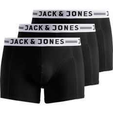 Rouge Sous-vêtements pour hommes Jack & Jones Lot de 3 Boxer grande taille Jacsense Noir