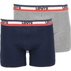 Levi's Boxer 2 Pairs Briefs - Anthracite/Rouge