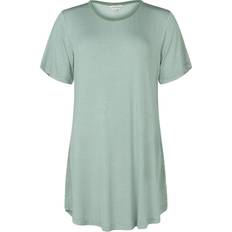 Dame - Grønne Nattøy Lady Avenue Bamboo Short Sleeve Nightdress Pattern