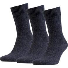 Amanda Christensen Sokken 3P Supreme Wool Sock - Donkerblauw