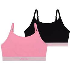 Pink Toppe Børnetøj Jack Wills Girl's Multipack Bralettes 2-pack - Pink/Black (709157)