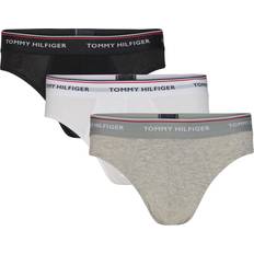 Tommy Hilfiger Grijs Herenondergoed Tommy Hilfiger 3P Brief - Zwart