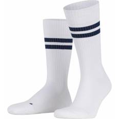 Blå - Unisex Strømper Falke Dynamic Tennis Sock - White