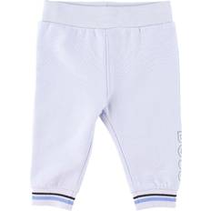 HUGO BOSS Bay's Logo Print Cotton Track Trousers - Light Blue