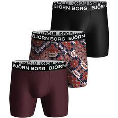 Björn borg performance 3 pack Björn Borg Performance Shorts 3-pack - Wine Red