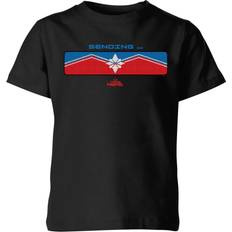 Marvel Captain Sending Kids' T-Shirt - Black