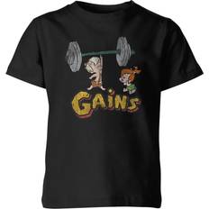 Navy The Flintstones Distressed Bam Bam Gains Kids' T-Shirt 11-12