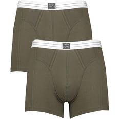 Björn Borg Gröna Kalsonger Björn Borg 2-pack Cotton Stretch Rib Boxer