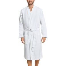 Schiesser Essentials Waffle and Terry Bathrobe