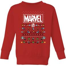 Marvel Sweatshirts Children's Clothing Marvel Avengers Pixel Art Kids Christmas Jumper