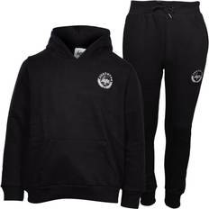 Solid Colours Tracksuits Hype Boy's Crest Logo Tracksuit - Black