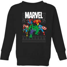 Marvel Sweaters Marvel Avengers Group Kids Christmas Sweatshirt 11-12