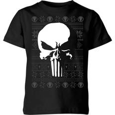 Buttons T-shirts Marvel Punisher Kids Christmas T-Shirt 11-12