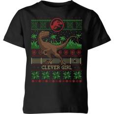 Jurassic Park Clever Girl Kids' Christmas T-Shirt 11-12