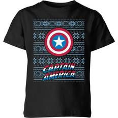 Marvel Captain America Kids' Christmas T-Shirt 11-12