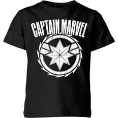 Marvel Captain Logo Kids' T-Shirt - Black