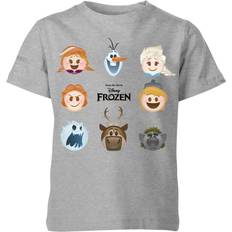 Günstig Weihnachtspullover Disney Die Eiskönigin Emoji Heads Kinder T-Shirt - Weiß