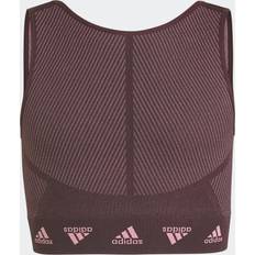 Pink Tank Tops Adidas AEROKNIT Training Seamless Cropped Tank Top 14-15Y