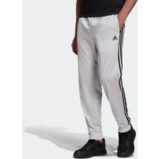 Adidas Essentials Warm-Up Tapered 3-Stripes Tracksuit Bottoms - Black/White