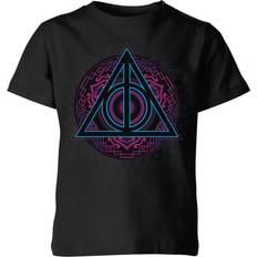Harry Potter Deathly Hallows Neon Kids' T-Shirt 11-12