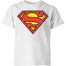 DC Comics Superman Shield Kinder T-Shirt - Weiß