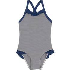 Rayé Maillots de bain Petit Bateau - Maillot de bain 1 pièce - Bleu