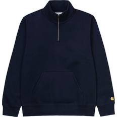 Carhartt Chase Neck Zip Sweatshirt Dark Navy/Gold