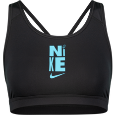 Nike Women Air Dri-FIT Indy Strappy Sports Bra - Black/White