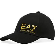 EA7 Unisex Clothing EA7 Emporio Armani Core ID Logo Baseball Cap - Black/Gold