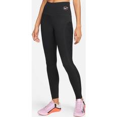 Nike tights damer Nike Dri-Fit Heritage Icon Clash Tights Damer Pink