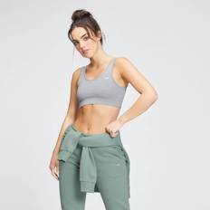 MP Sujetador deportivo de tirantes anchos Essentials para mujer de - Gris jaspeado